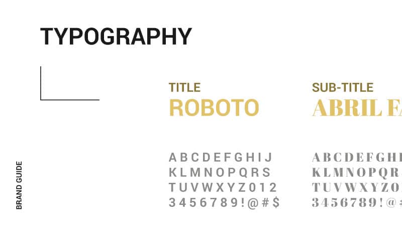 Εταιρική Ταυτότητα Brand Typography