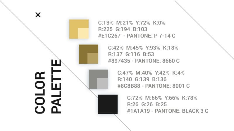 Εταιρική Ταυτότητα Color Palette