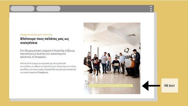 ενναλακτικό κείμενο alt text seo
