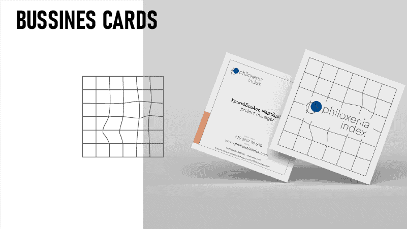 business cards philoxenia index case study
